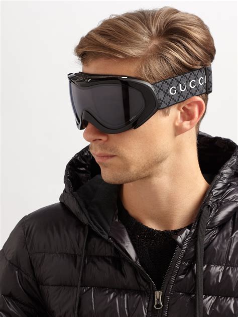 gucci designer ski goggles|gucci ski goggles black.